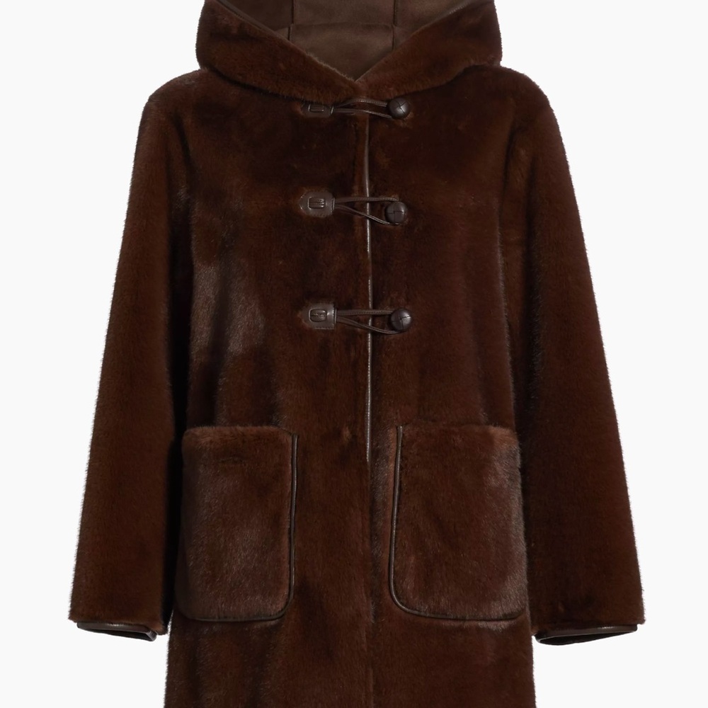 Mercer Collective Stephanie Faux Shearling Coat